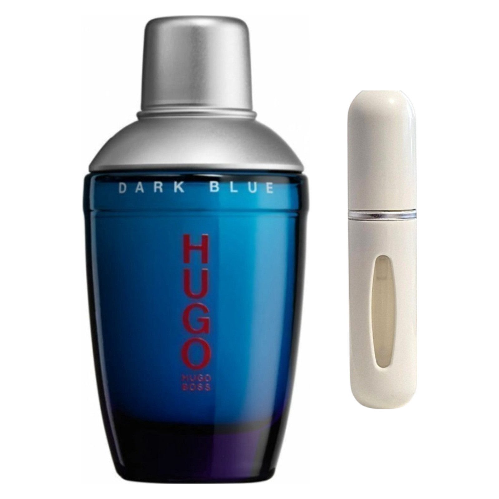 BOSS Duft-Set Dark Blue EDT + Parfümzerstäuber (leer)