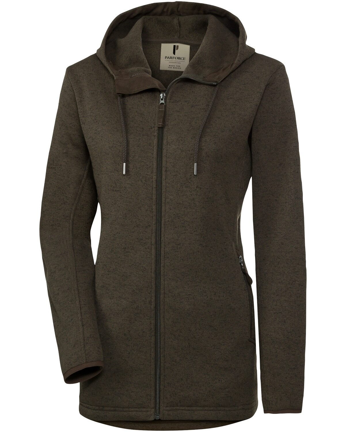 Parforce Essential Fleecejacke Damen Strickfleecejacke Visby