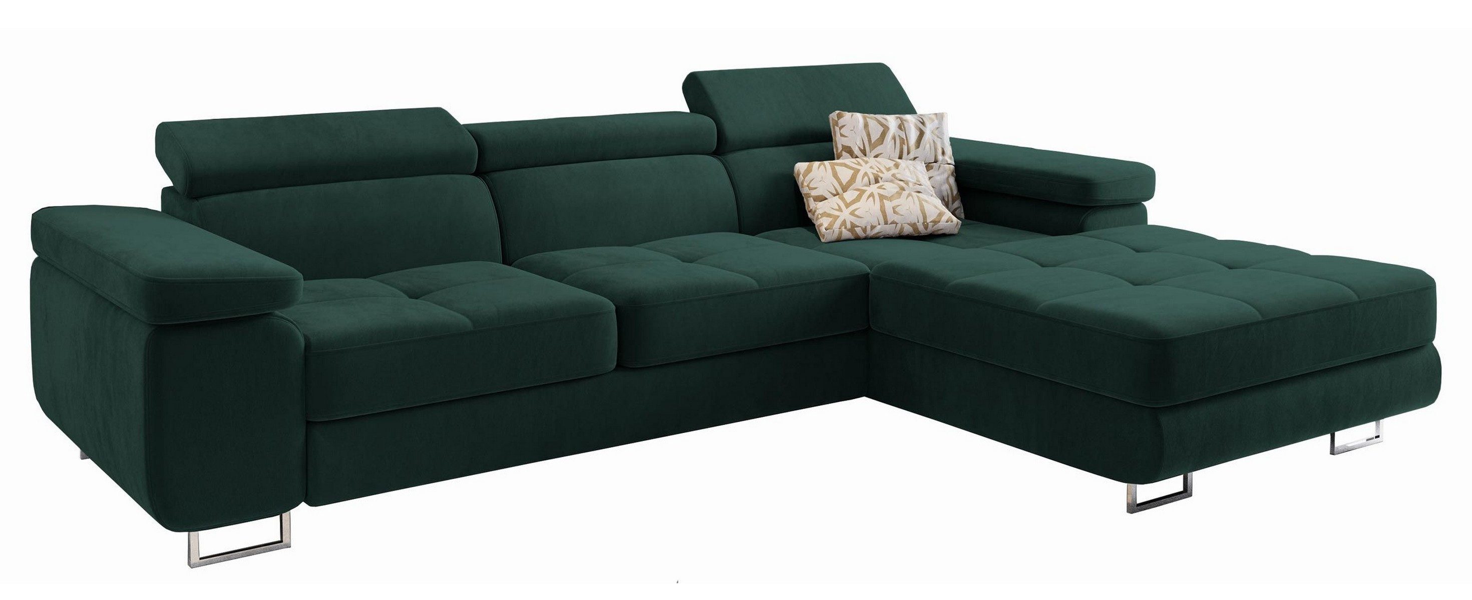 Masseno Ecksofa ELMA mit Schlaffunktion L-Form, günstig online kaufen