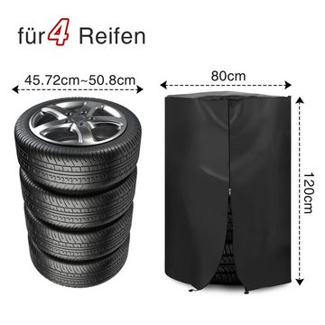 Bettizia Schutz-Set Reifentasche Reifenhülle Reifensack Reifenschutz für 4 Reifen 80*120cm