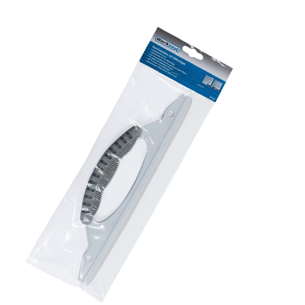 WERKZEYT Duschabzieher Duschabzieher - 30 cm Arbeitsbreite - Hochflexible Gummilippe