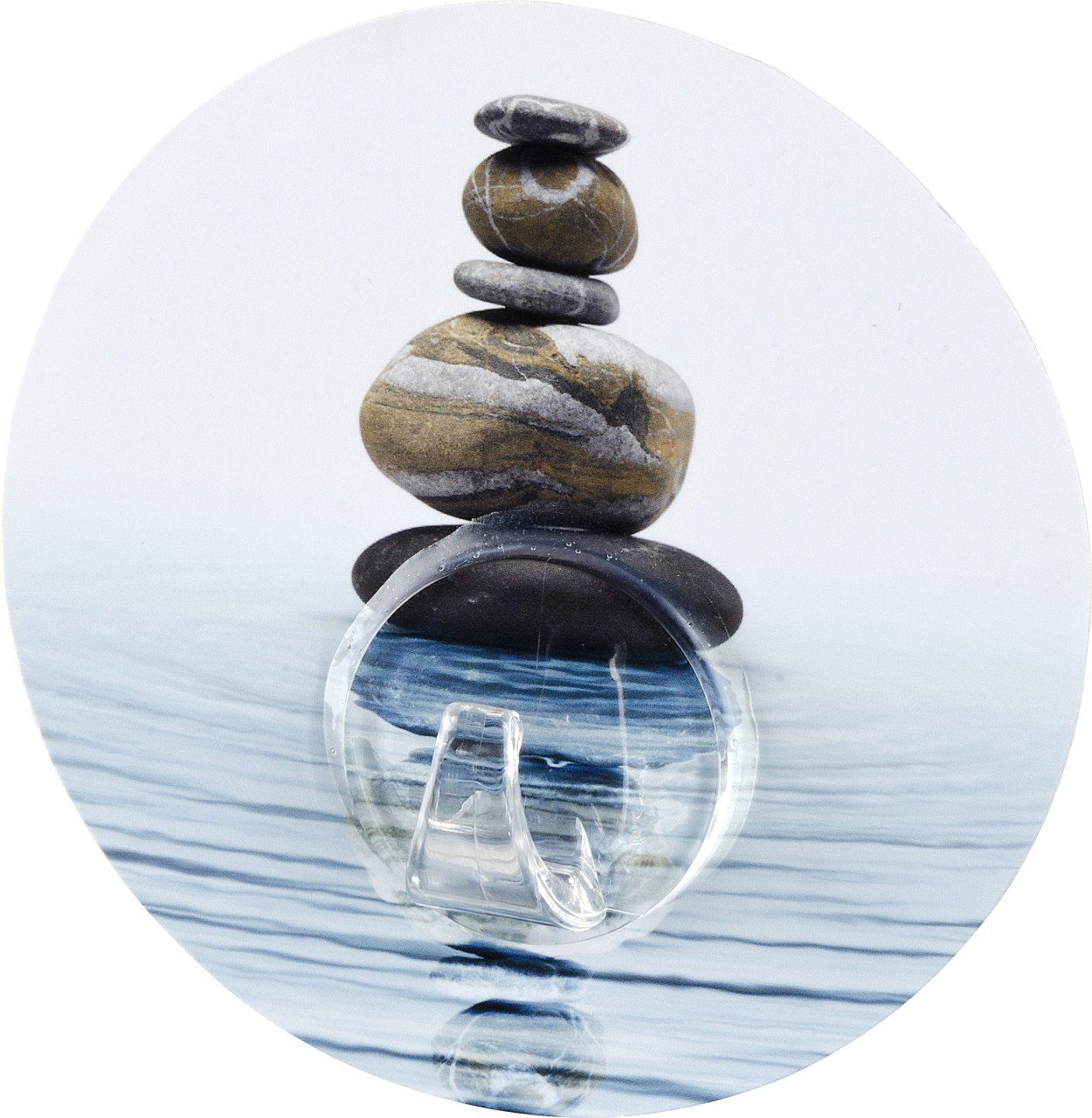 WENKO Handtuchhaken Wenko Static-Loc Wandhaken Uno Kunststoff, Design: günstig online kaufen