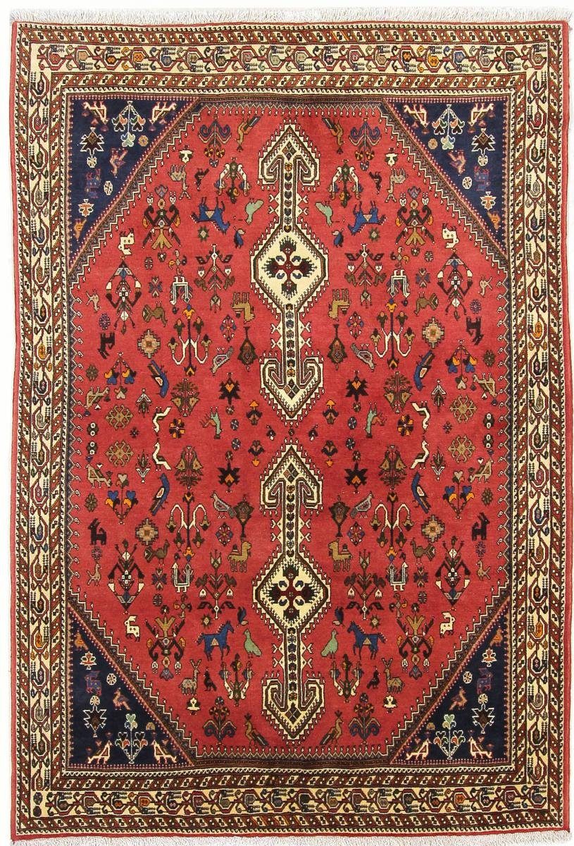 Orientteppich Hamadan Taajabad 139x204 Handgeknüpfter Orientteppich / Perserteppich, Nain Trading, rechteckig, Höhe: 8 mm