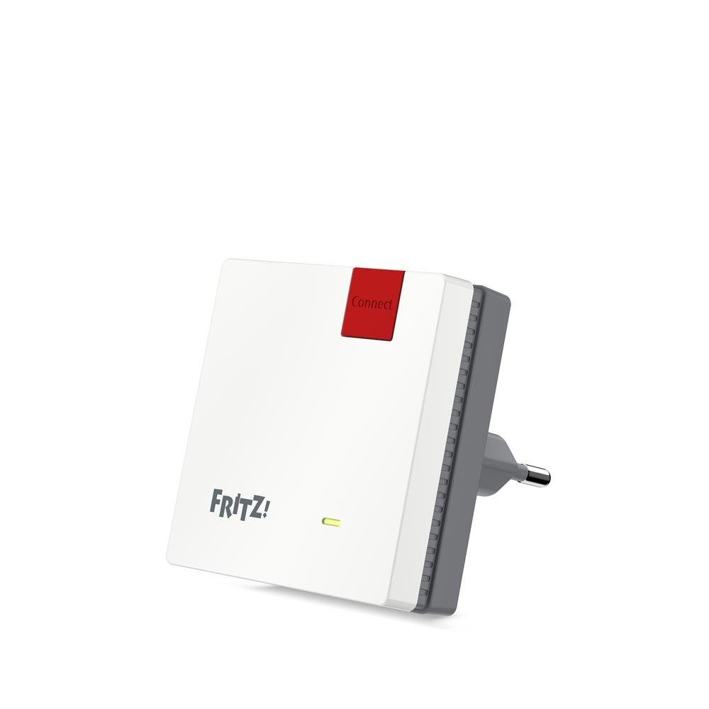 Fritz! FRITZ!Repeater 600 WLAN-Repeater, WLAN Mesh Verstärker, N-Band 2,4 GHz, bis 600 Mbit
