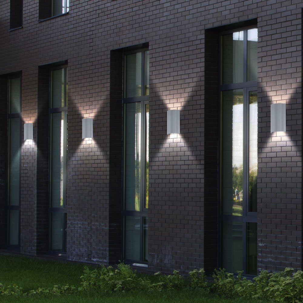 LED AußenWandleuchte, 4er Set LED 5 Watt Outdoor Fassaden