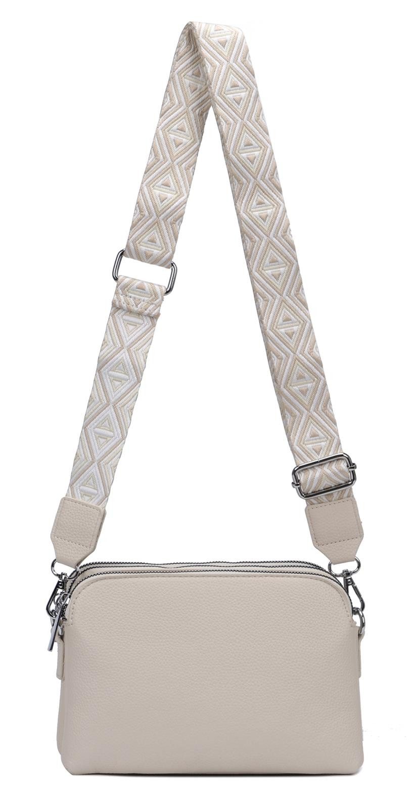 ITALYSHOP24 Schultertasche Damen Tasche Bodybag Umhängetasche günstig online kaufen