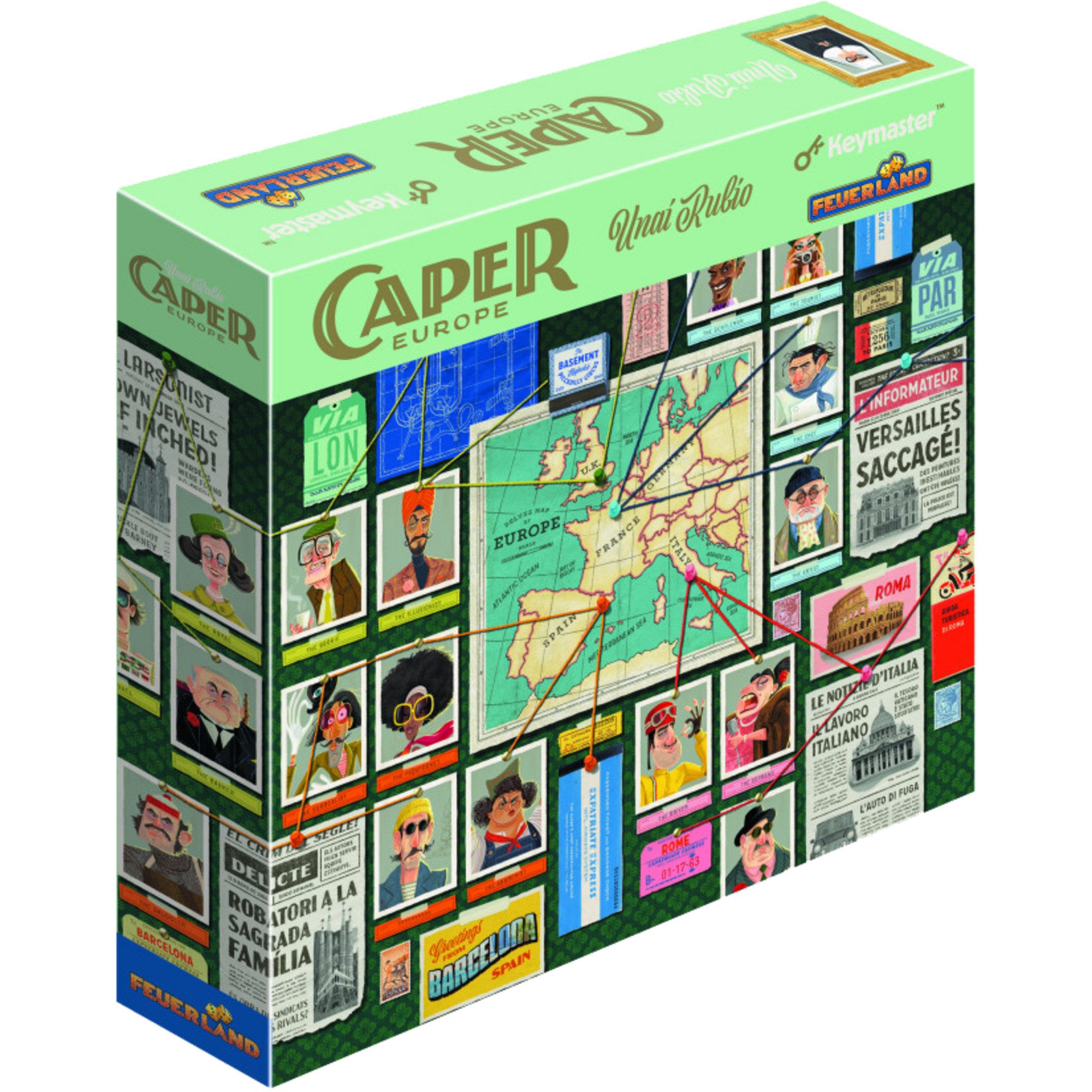 Pegasus Spiel Pegasus Caper Europe, Brettspiel