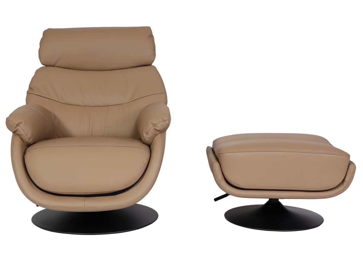 MCW Relaxsessel MCW-K99, Mit Feststellhebel, | Breite taupe Armlehnen taupe Sitzfläche, Mit