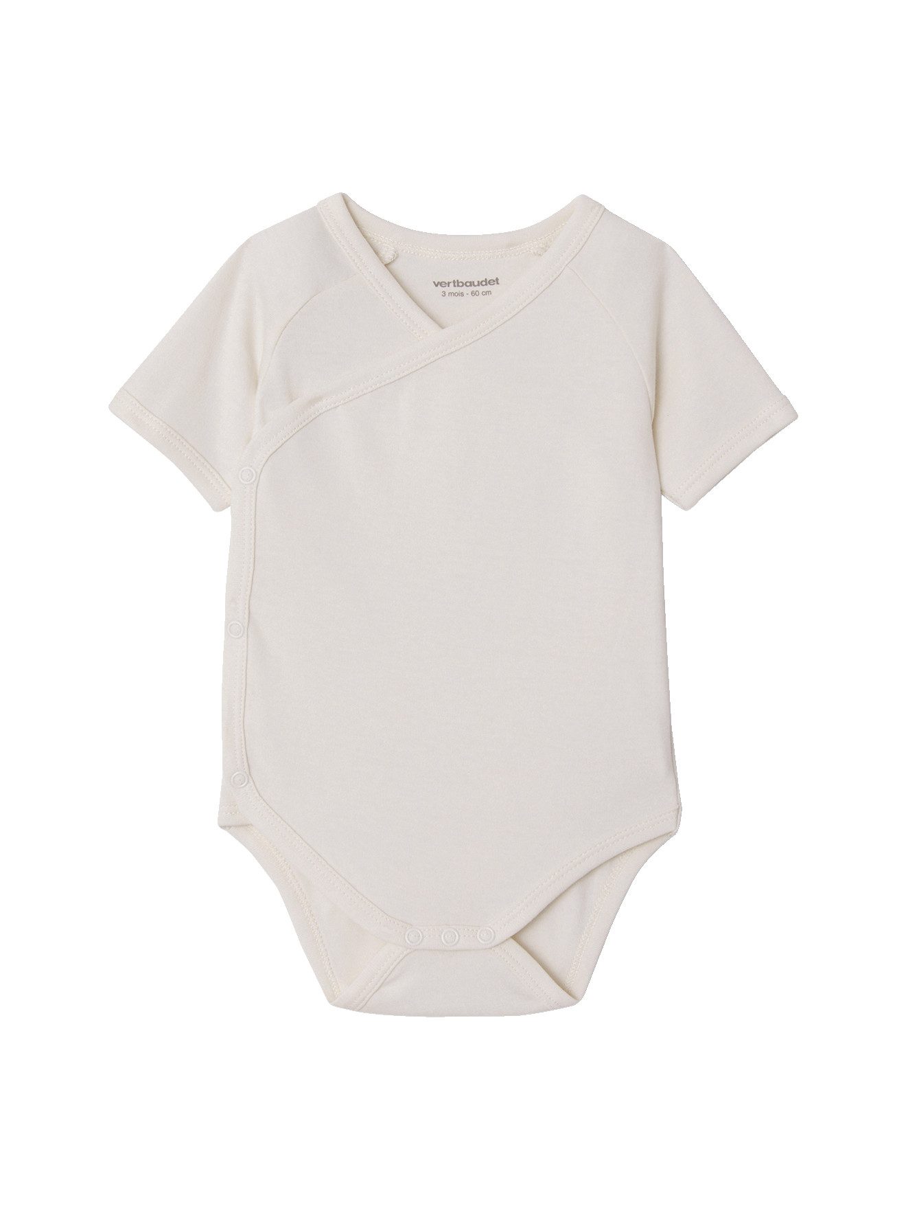 vertbaudet Langarmbody Baby Wickelbodys BASICS 7er-Pack