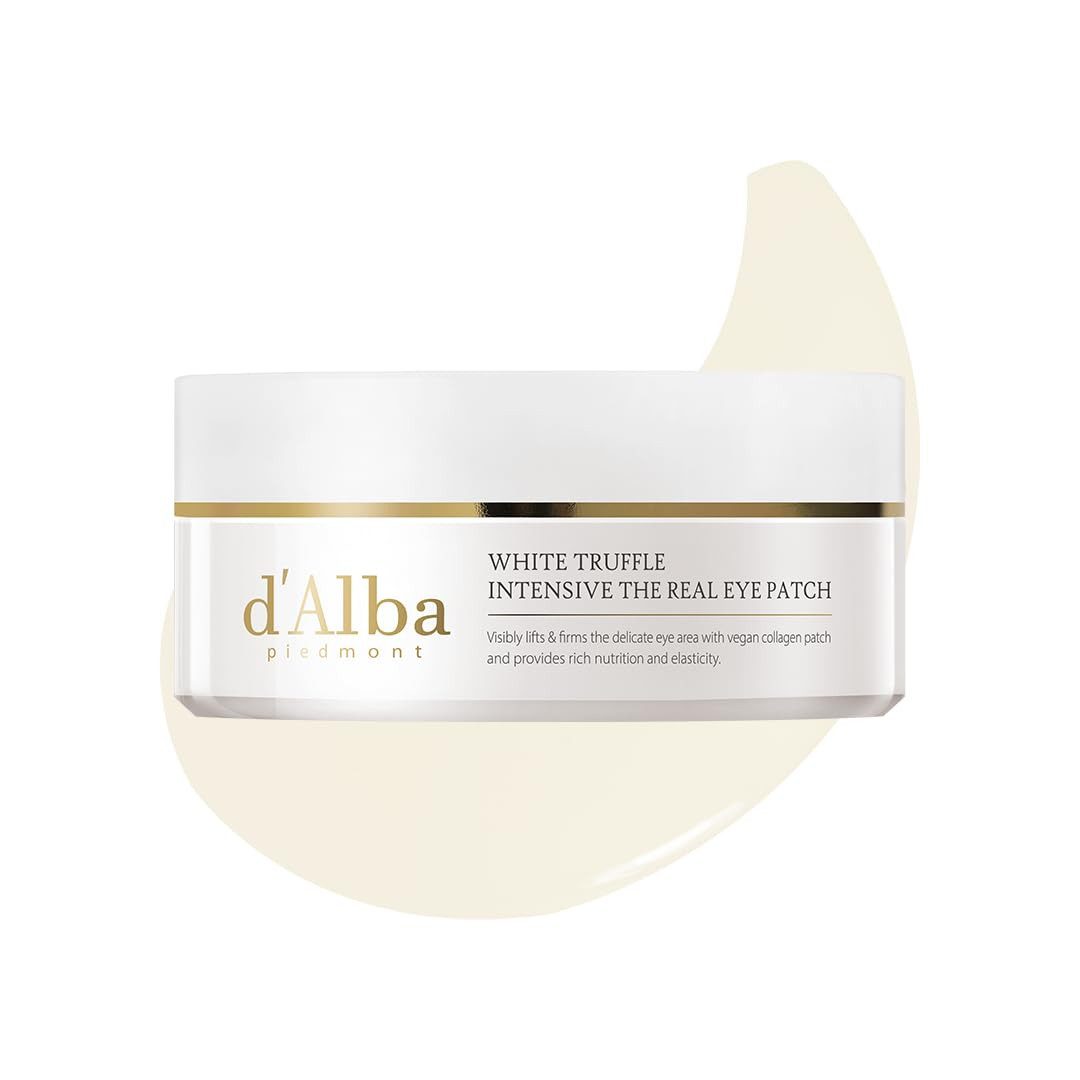 d'Alba Anti-Aging-Augencreme Piedmont Weißer Trüffel Intensive The Real Augenpads, 1-tlg., 60 Hydrogel-Augenpads (30 Anwendungen), Intensive Pflege für eine strahlende Augenpartie