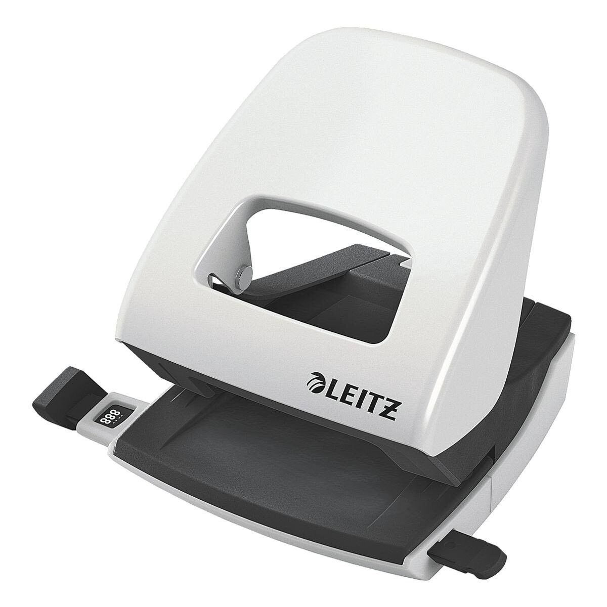 LEITZ Lochstanzer 5008 NeXXt, 2-fach bis 30 Blatt, für A4, A5, A6, 8x8x8 cm, US, Folio