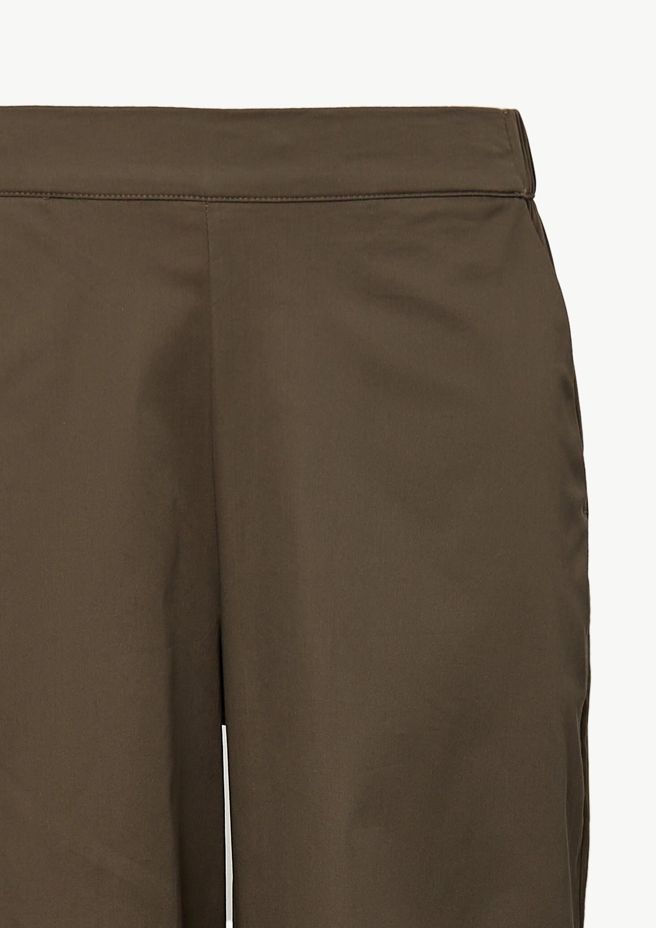 comma Culotte Hose Leichte Popeline-Hose im Relaxed Fit mit Elastikbund