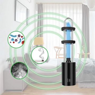 Promedix UVC-Klärer PR-210, Tragbare Sterilisationslampe Desinfektionslicht Ozon/UV-C