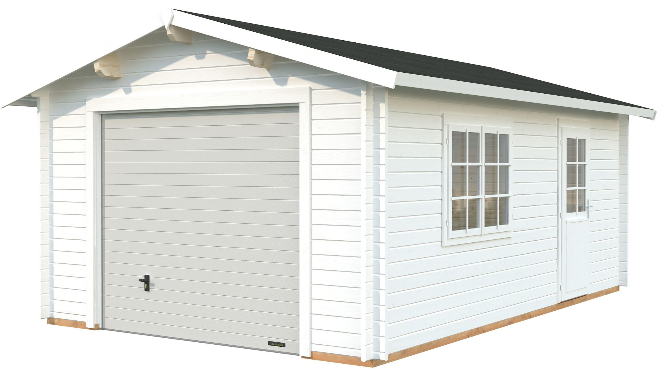 Palmako Garage Roger, mit Sektionaltor, BxTxH: 426x598x276 cm