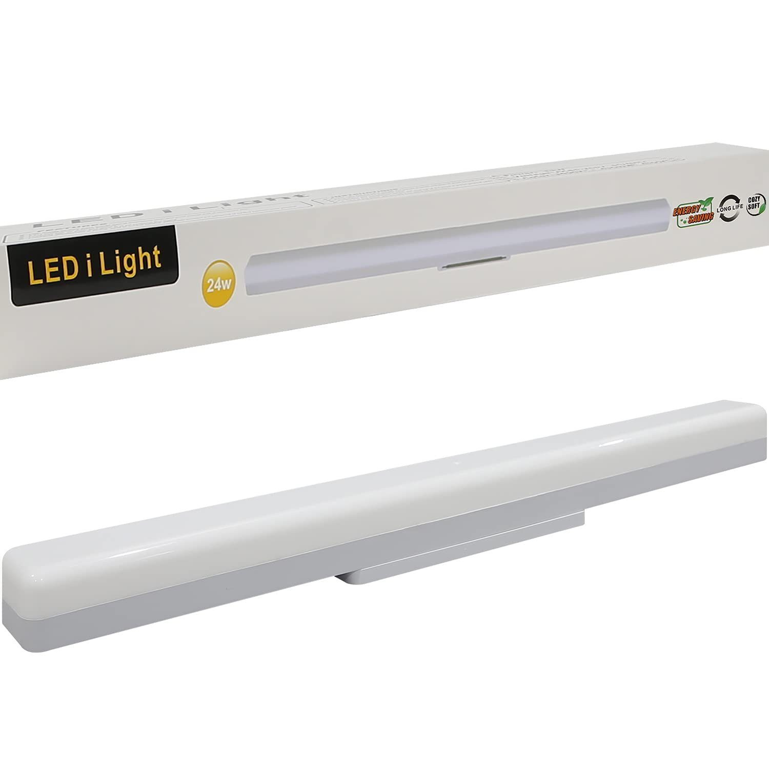 ZMH LED Deckenleuchte LED Deckenleuchte Tageslicht weiß, fest integriert, Deckenlampe LED Tageslichtweiß