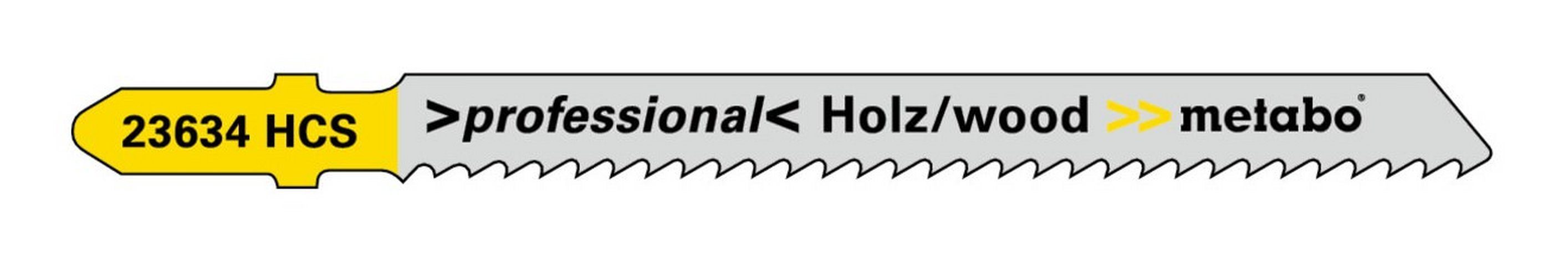 HCS professional 2,5 Serie Holz / metabo (25 mm 74 Stichsägeblatt Stück), Stichsägeblätter
