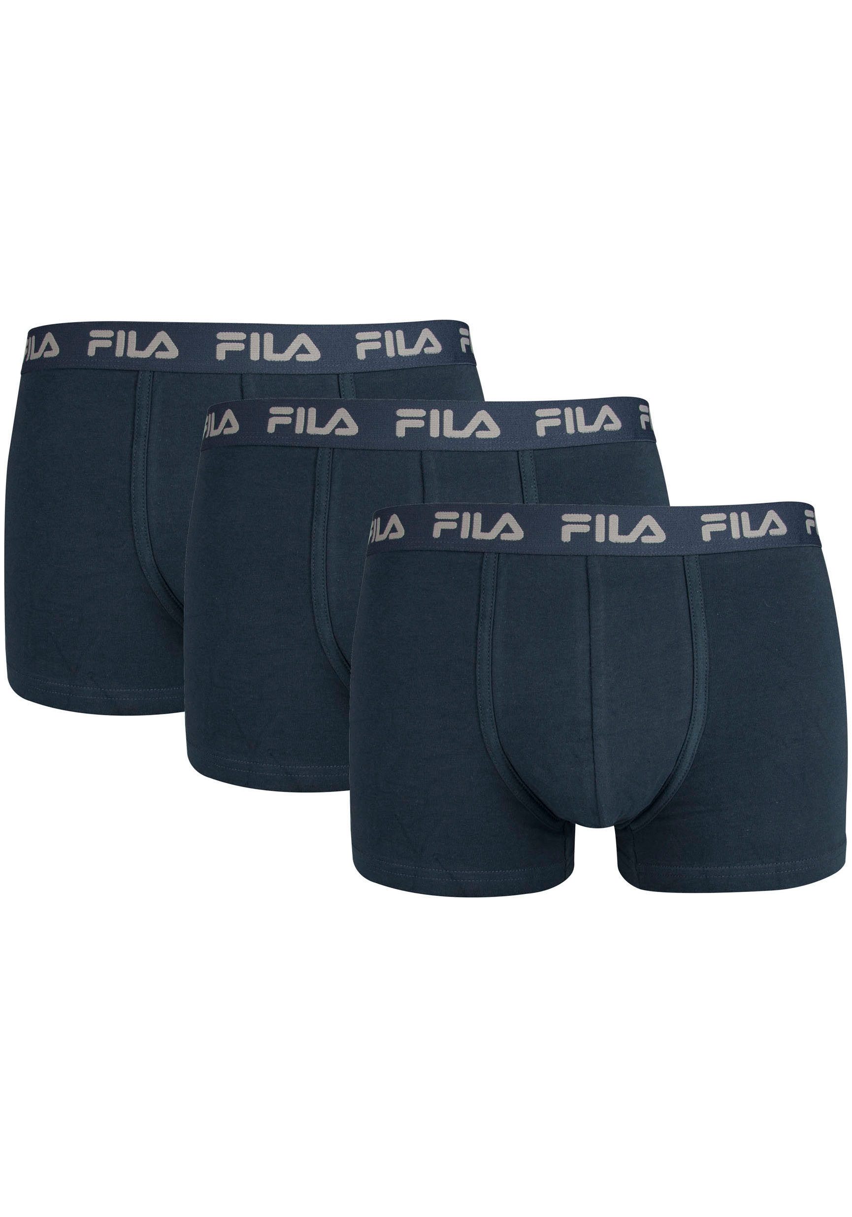 Fila Boxershorts MAN BOXER SHORTS (3er Pack) mit elastischem Logobund günstig online kaufen