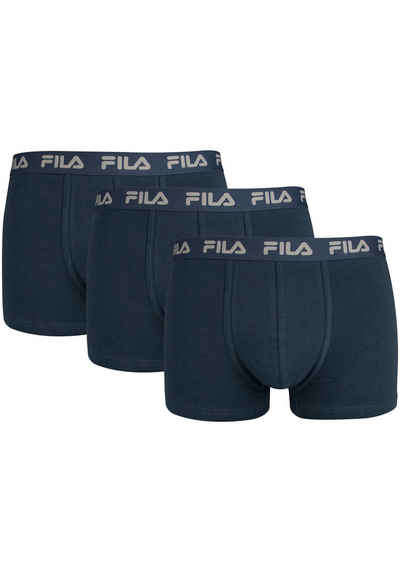 Fila Boxershorts (3er Pack) mit elastischem Logobund
