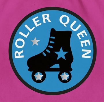 Shirtracer Turnbeutel Roller Queen Rollschuh, Vintage Retro