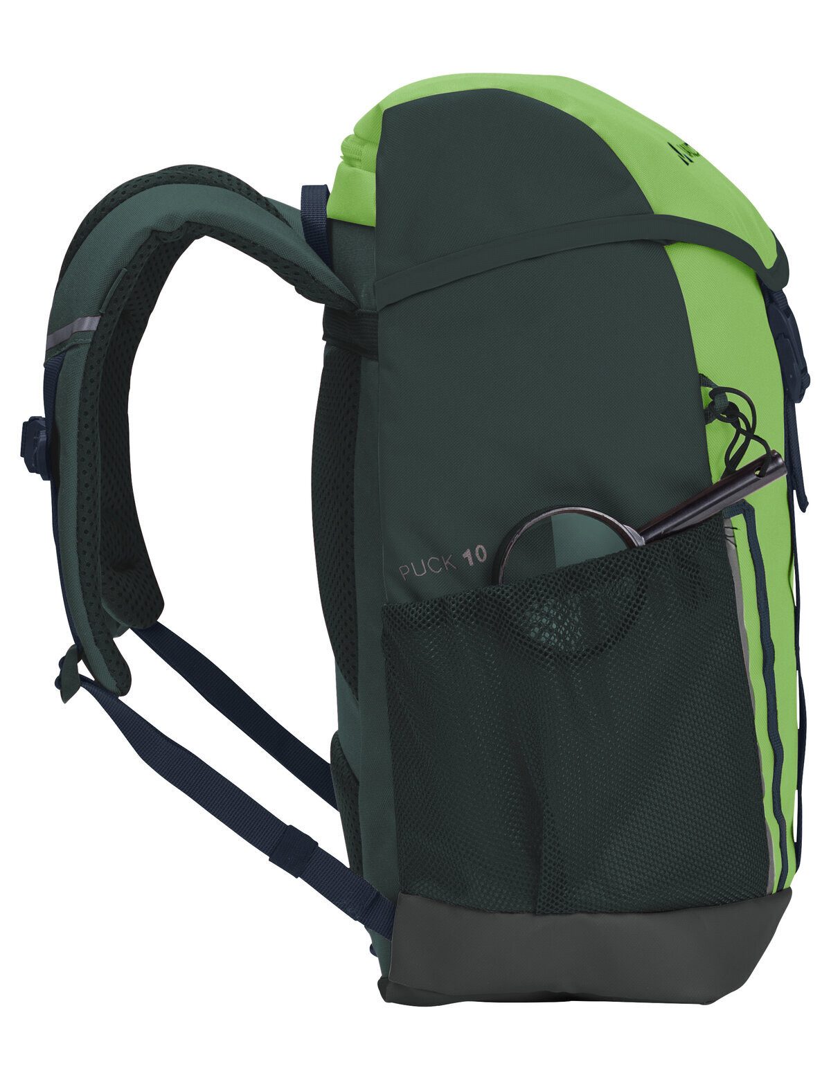 VAUDE Trekkingrucksack Puck 10, Kinderrucksack inklusive Regenhülle und Sitzmatte, 10 Liter