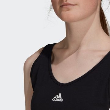 adidas Sportswear Tanktop ESSENTIALS REMOVABLE PADS 3STREIFEN CROPTOP