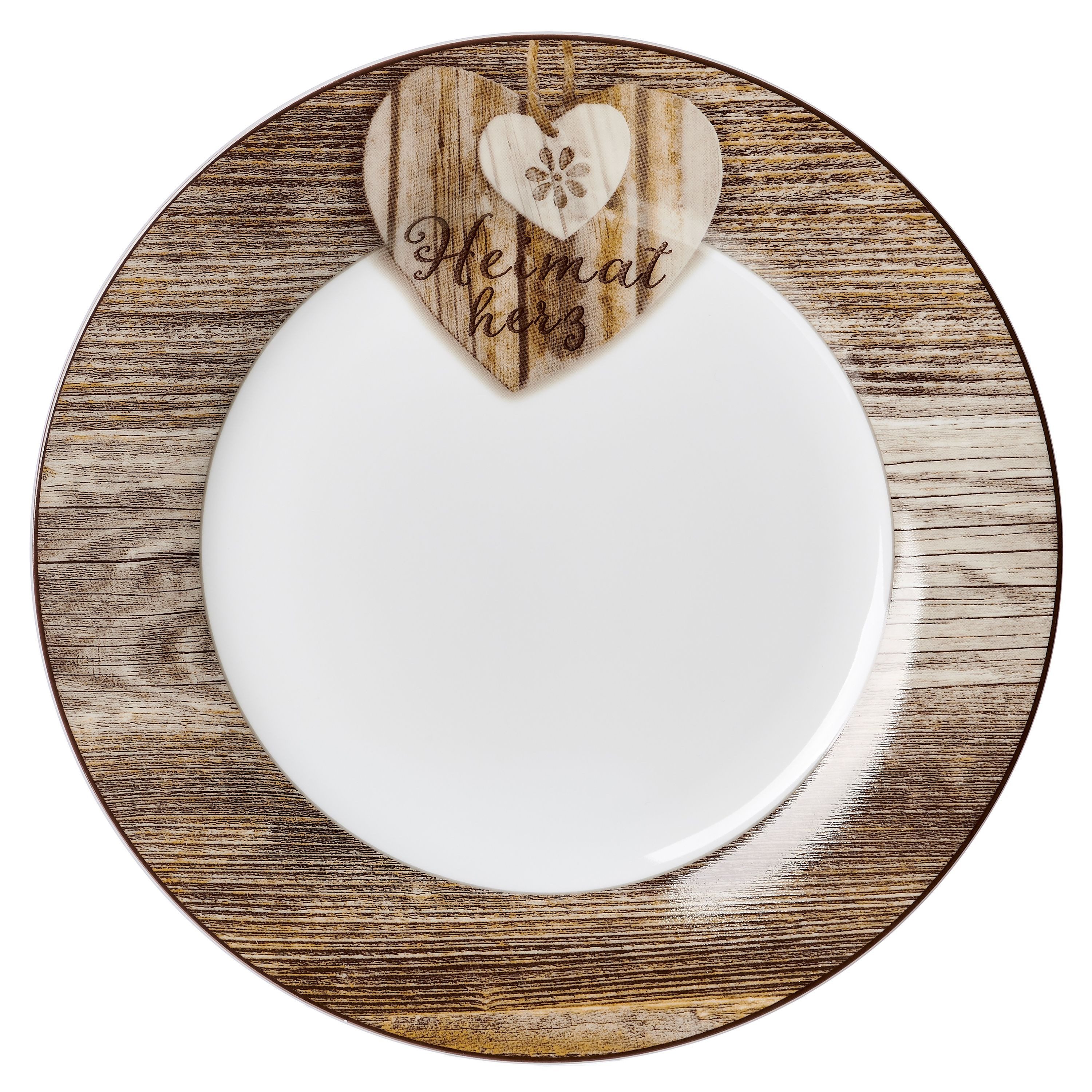 Ritzenhoff & Breker Frühstücksteller 4er Set Dessert- Kuchenteller 20,5cm Herz Chalet - Ritzenhoff 407747