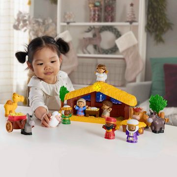 Fisher-Price® Lernspielzeug Little People Krippe für Kleinkinder, Mit Licht und Sound
