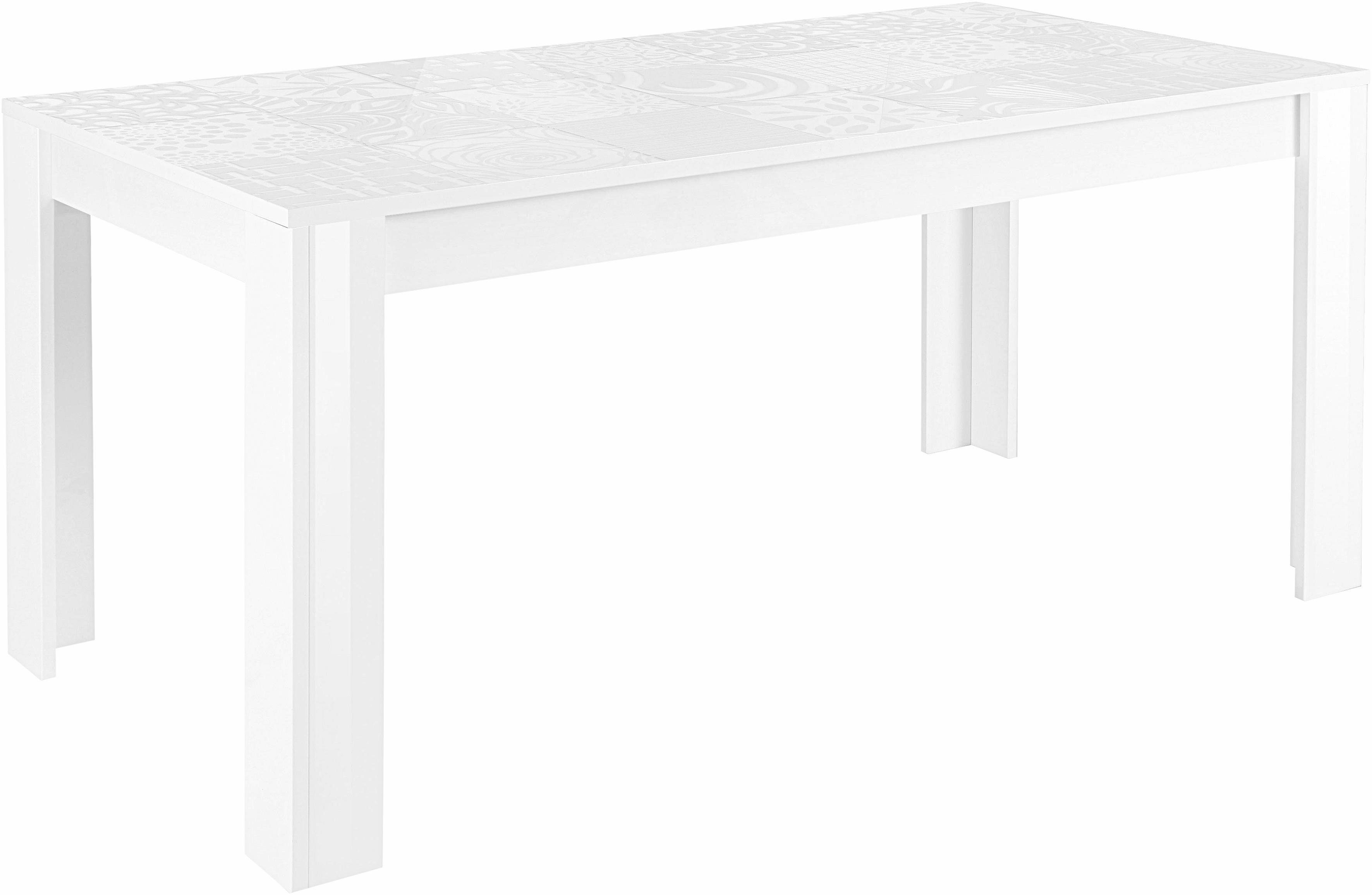 Home affaire Esstisch Miro, Breite 180 cm mit oder ohne Ansteckplatten