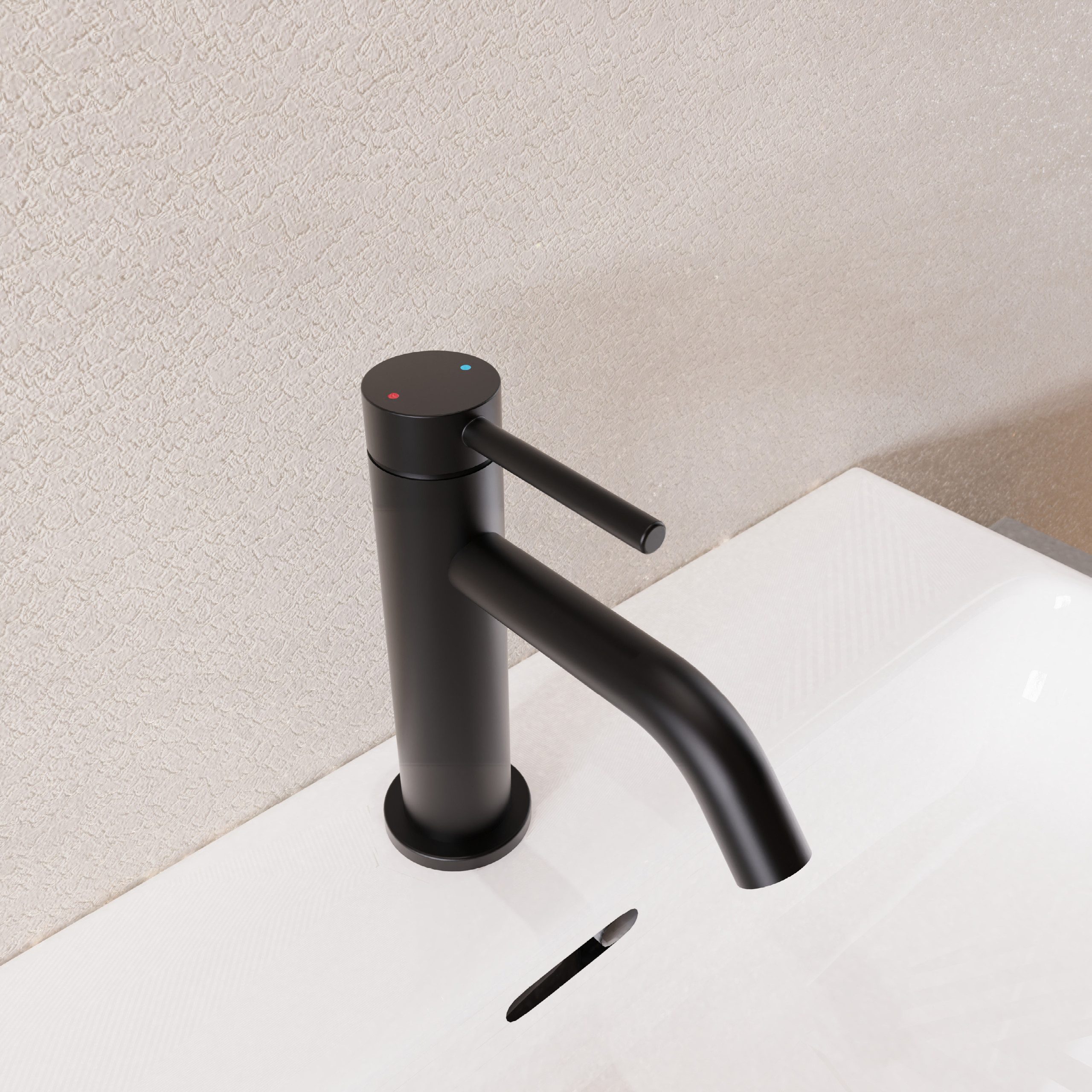 welltime Waschtischarmatur Toscana reduzierter Wasserverbrauch durch Eco-Click-Funktion