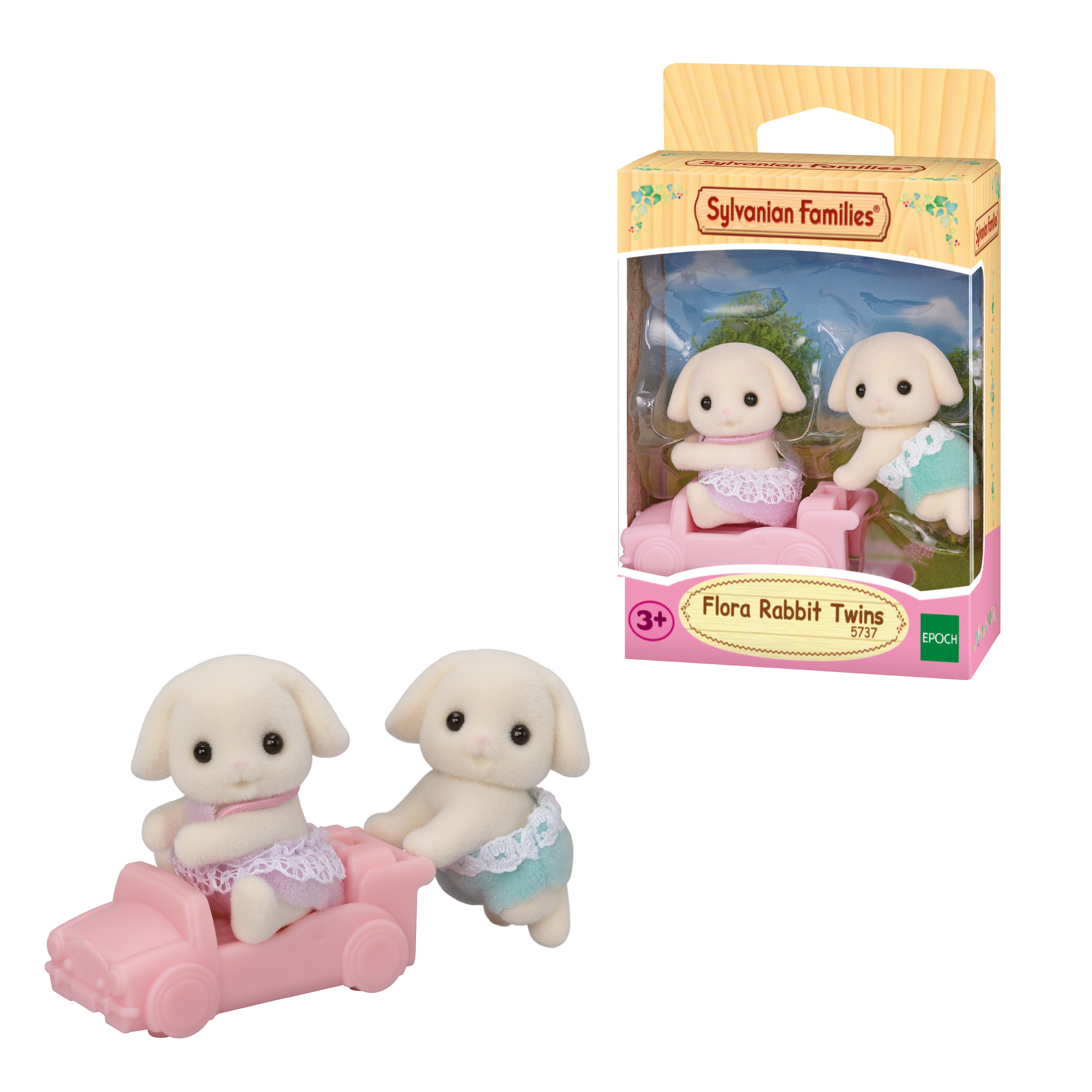 Sylvanian Families Spielfigur Kaninchen Zwillinge (5737)