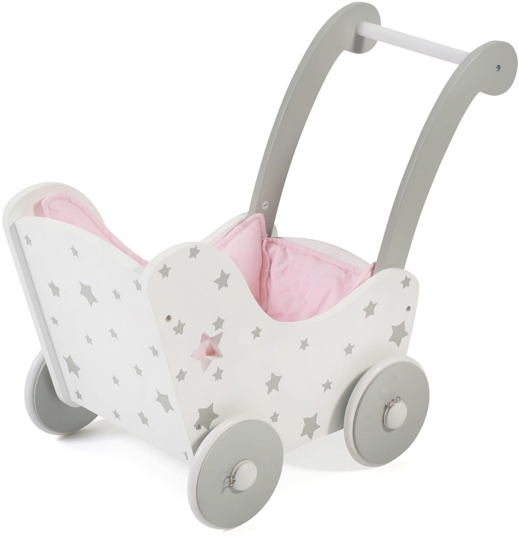 CHIC2000 Puppenwagen Stars Grau günstig online kaufen