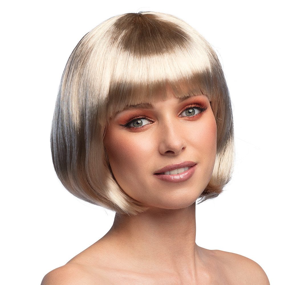 Boland Kostüm-Perücke Bob-Perücke bunt Farbauswahl sexy Karneval-Kostüm Accessoire