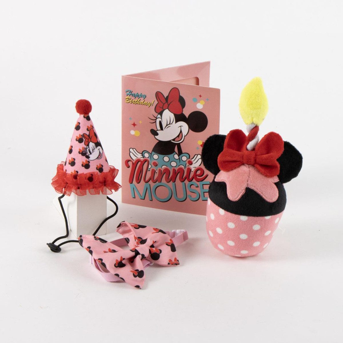 Disney Minnie Mouse Tieroverall Hunde Katzen Geburtstag Set Haustier Partyset