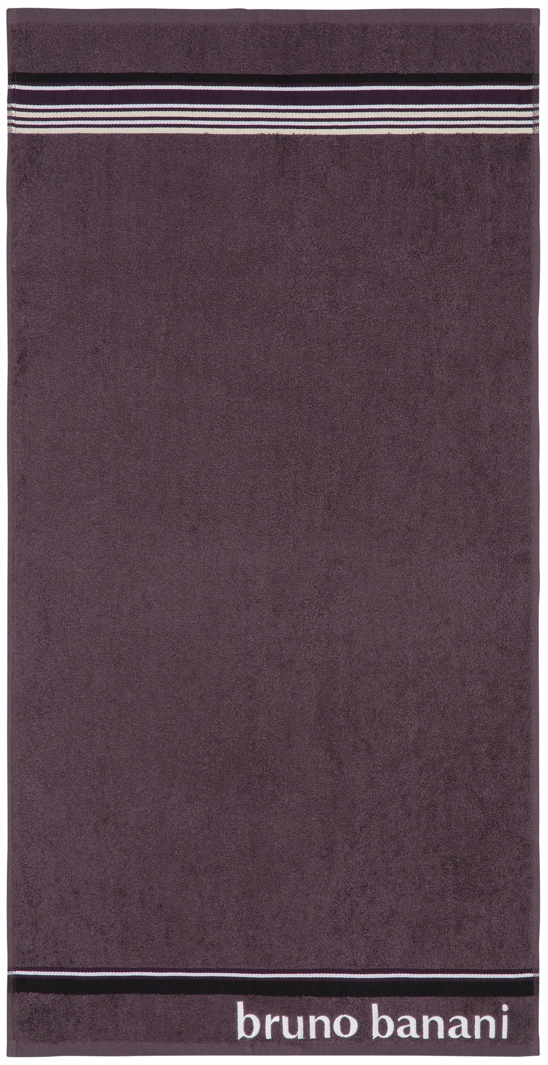 Bruno Banani Handtuch Set Maja, 1 Duschtuch, 2 Handtücher, 2 Gästehandtüche günstig online kaufen