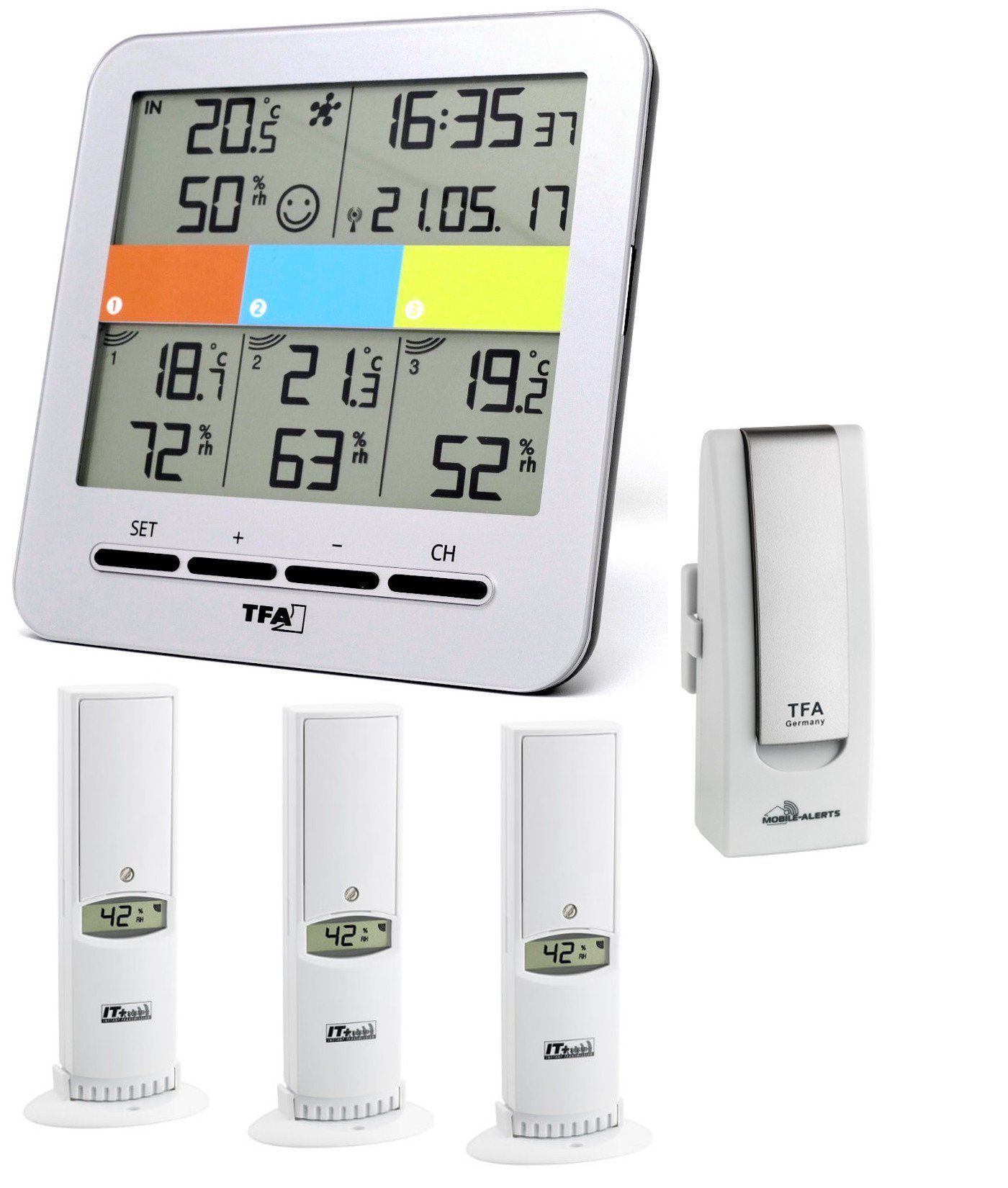 TFA Dostmann KlimaHome Plus TFA 30.3060 Funk-Thermo Produktbild-Vorschau 14