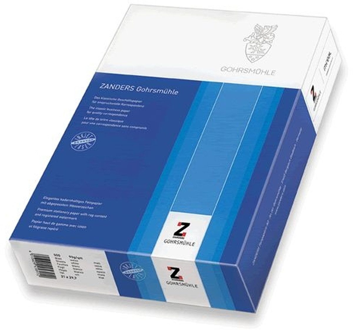 Kopierpapier Briefpapier Gohrsmühle A4 80g/qm weiß VE=100 Blatt