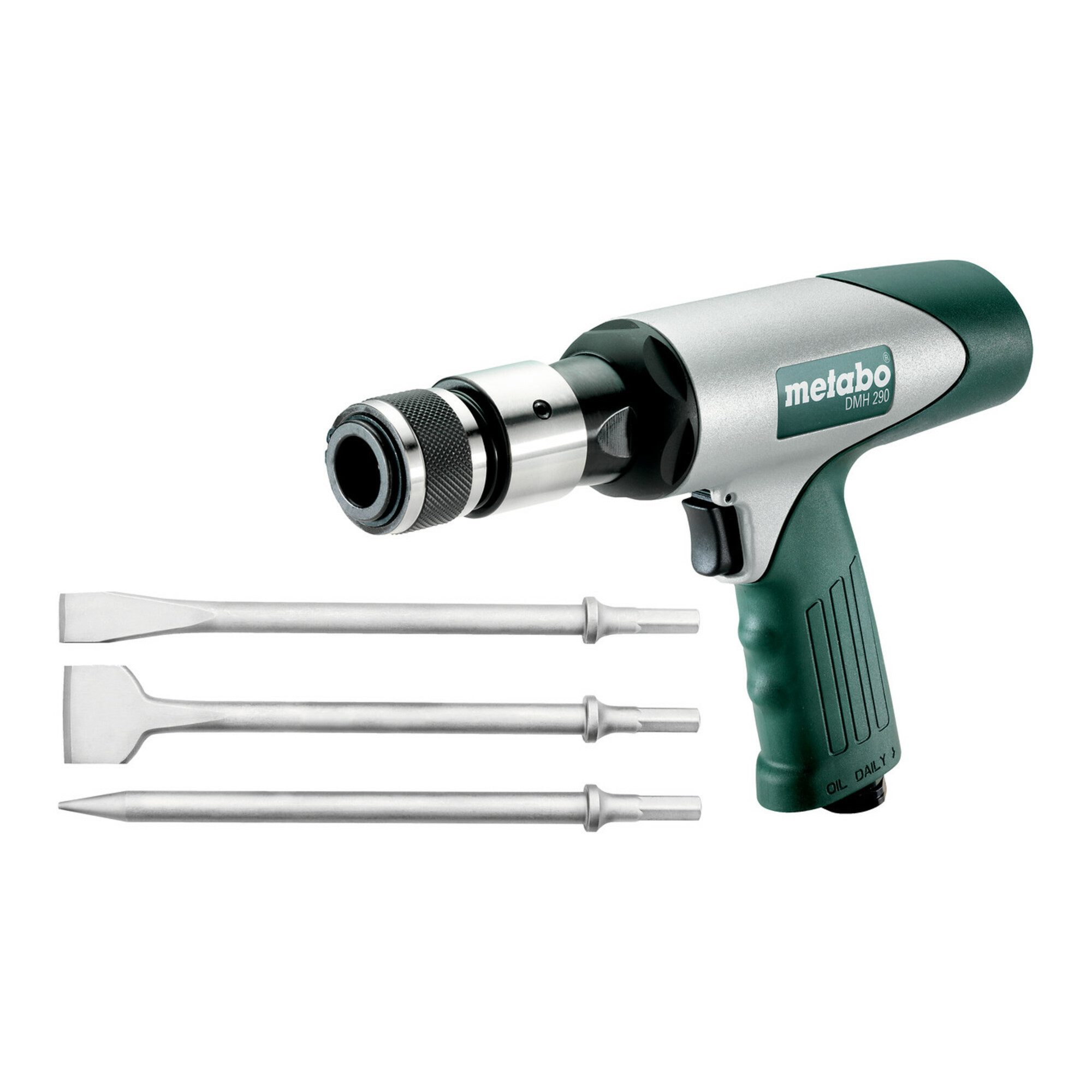 metabo Druckluft-Meißelhammer Metabo Druckluft-Meißelhammer DMH 290 Set Kunststoffkoffer