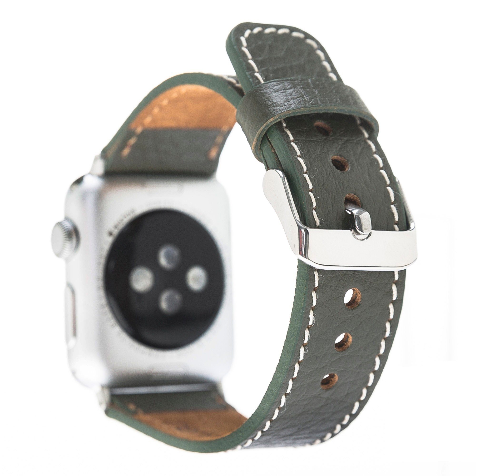 Renna Leather Smartwatch-Armband Apple Watch Band für Series 10 / Ultra/9/SE/8-1 Echtleder Armband