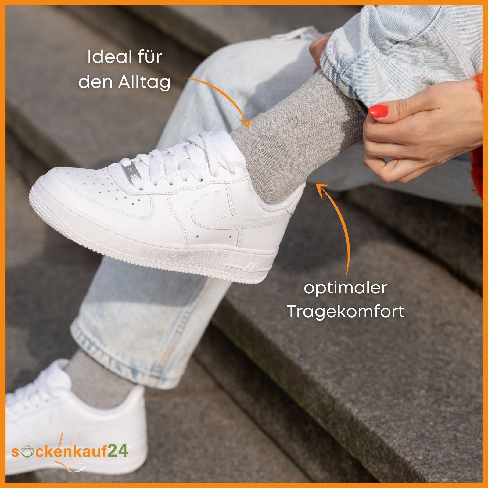 sockenkauf24 Tennissocken 10 Paar Damen & Herren Sportsocken atmungsaktiv Arbeitssocken Baumwolle