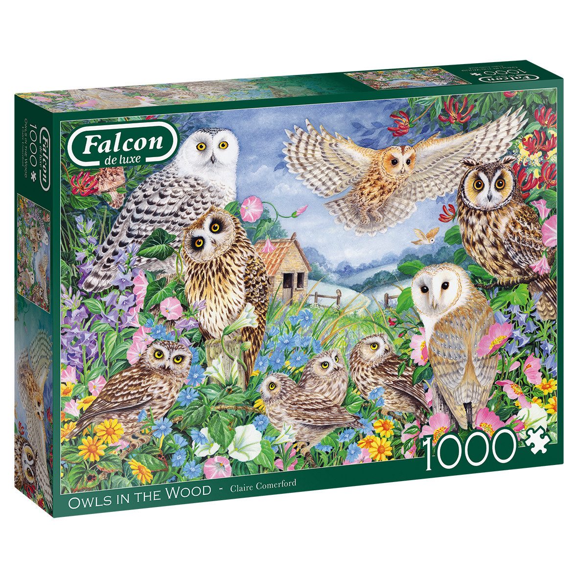 Puzzle Falcon 11286 Owls in the Wood 1000 Teile Puzzle