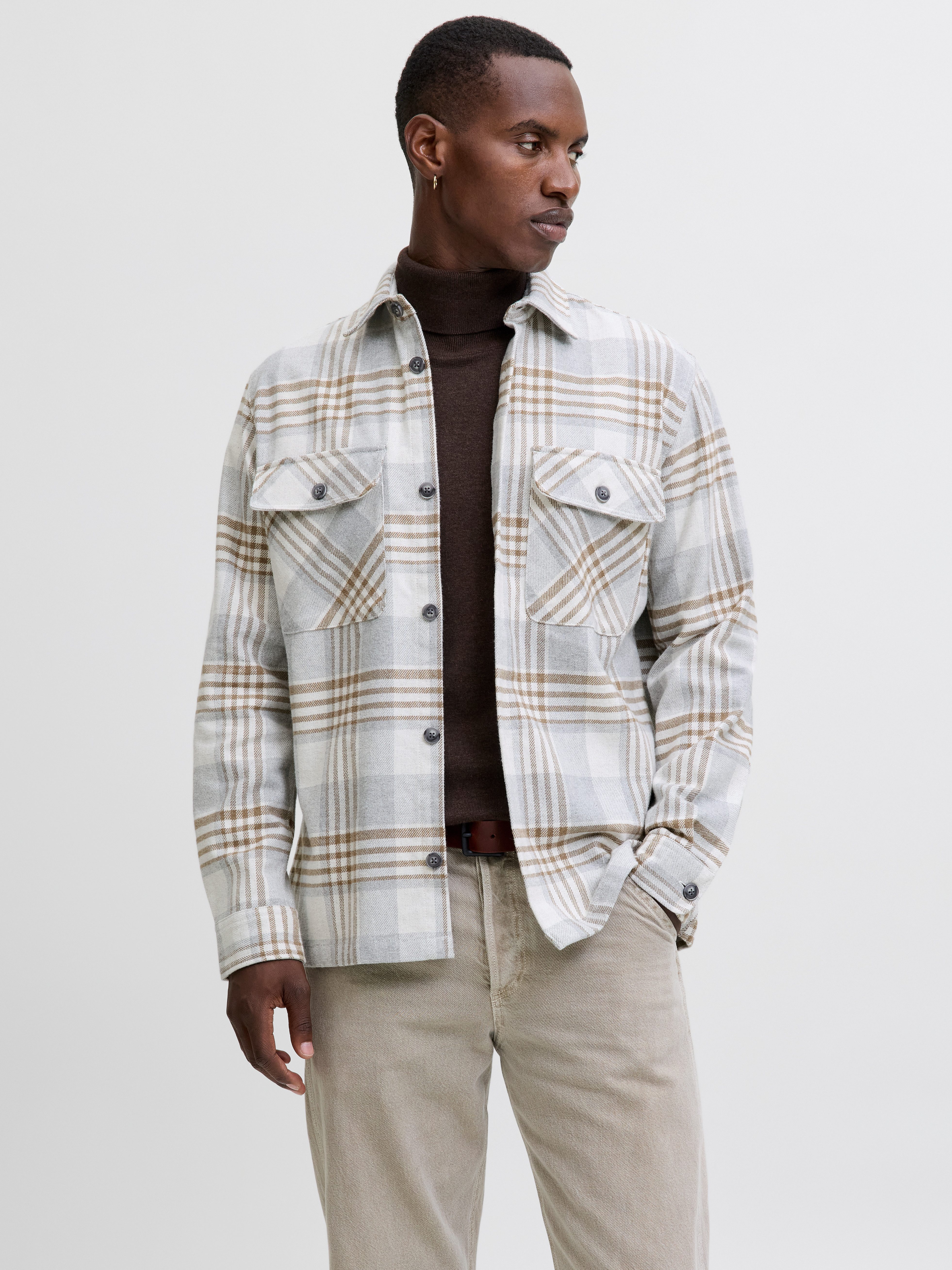 Jack & Jones Langarmhemd JPRRAYLE MELANGE günstig online kaufen