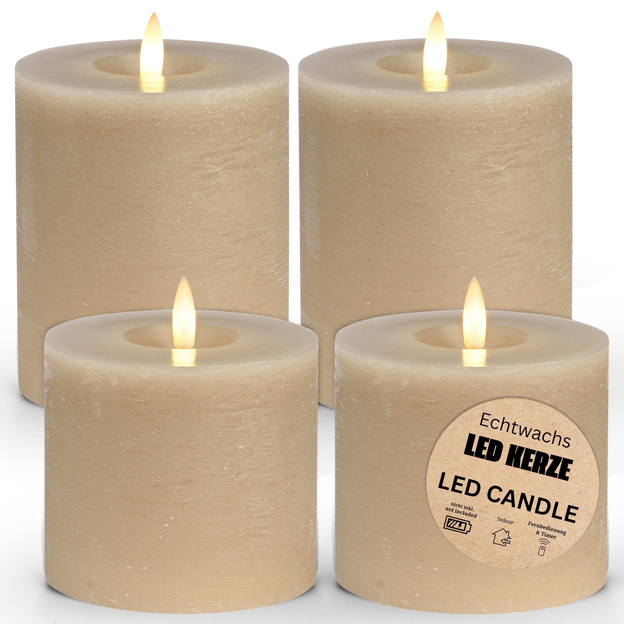 matches21 HOME & HOBBY Tafelkerze LED günstig online kaufen