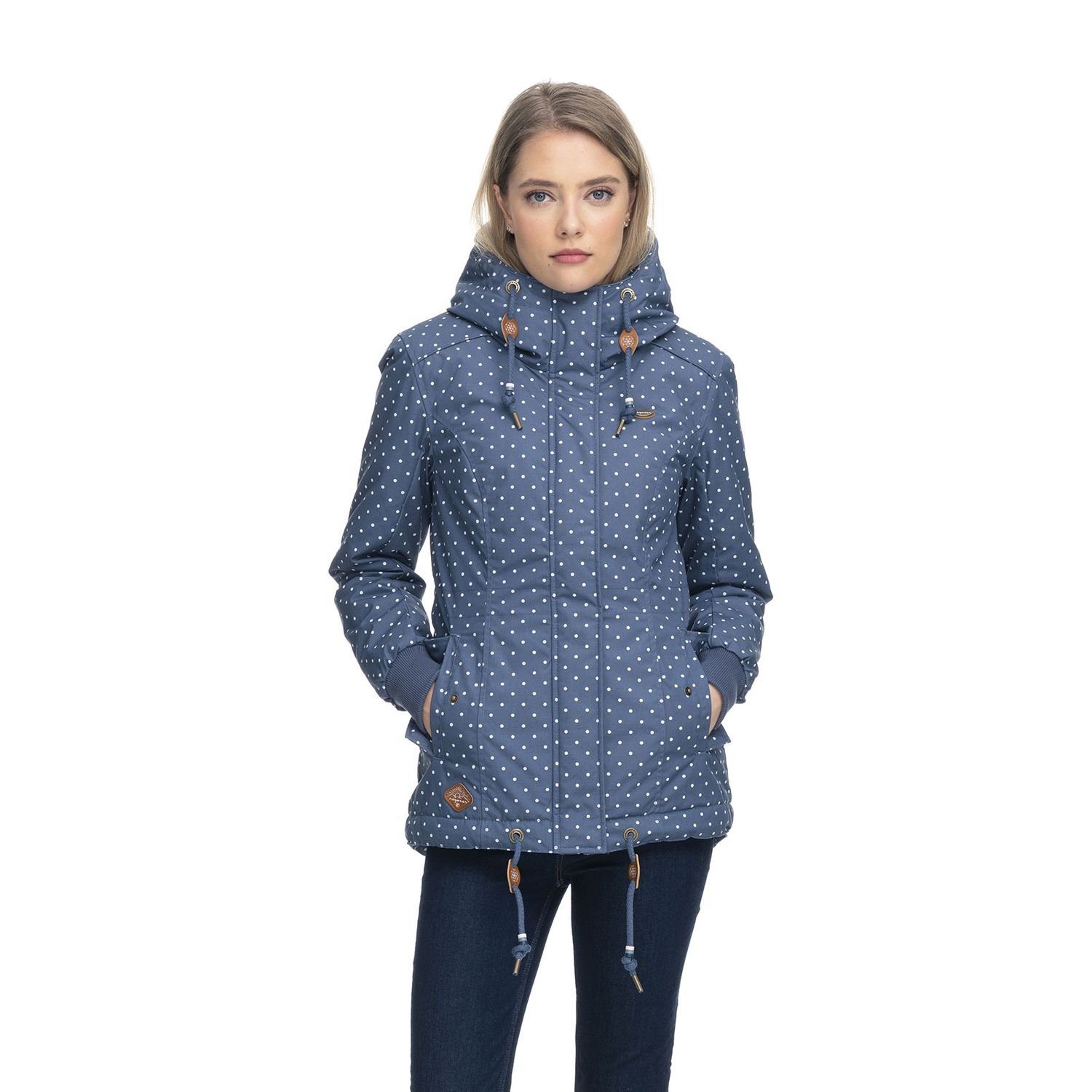 Winterjacke Ragwear Danka Dots Damen Übergangsjacke