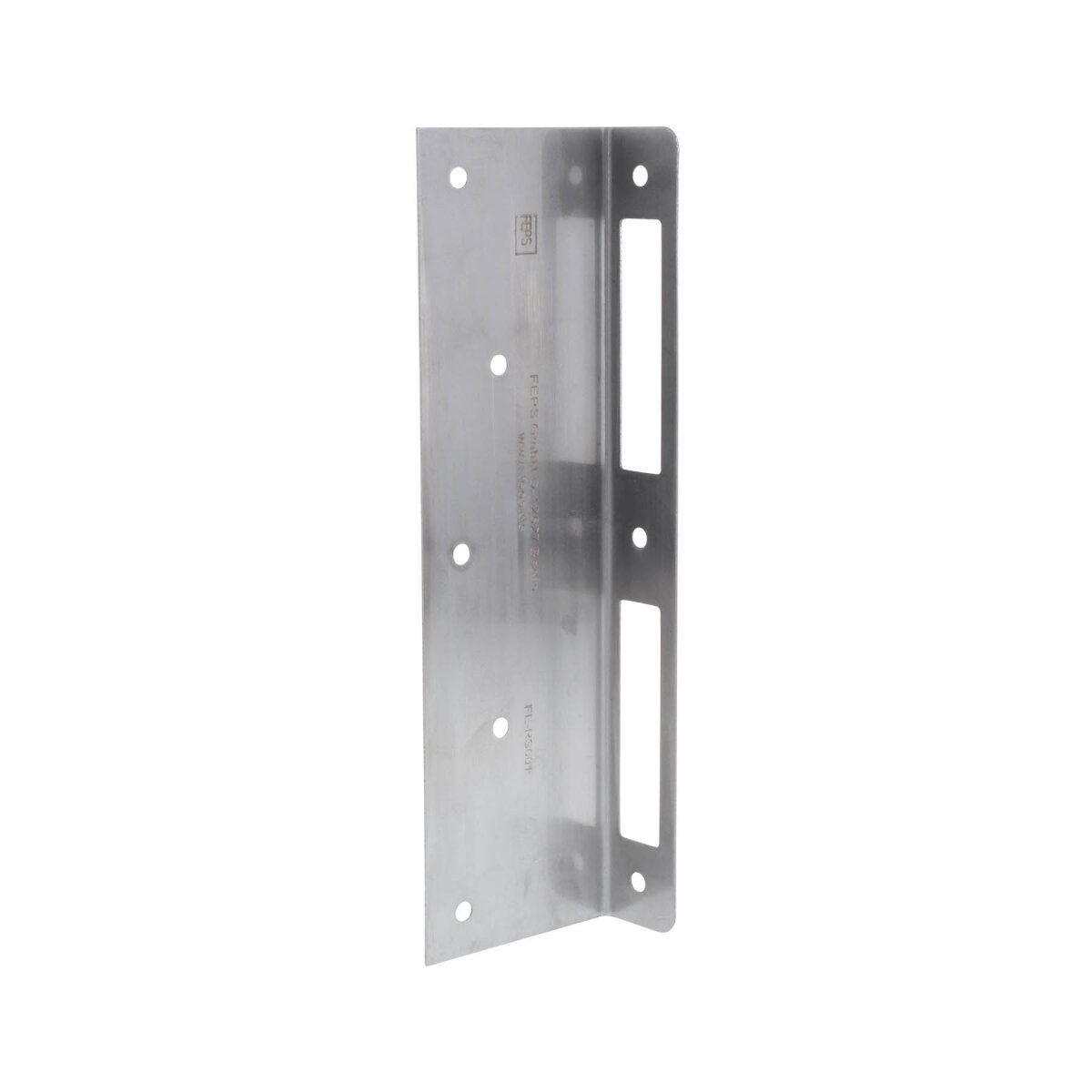 FEPS Schließblech FEPS Reparatur-Winkelschließblech Zimmertür Edelstahl DIN links/rechts, (1-tlg), 17,00 × 5,08 × 2,11 cm