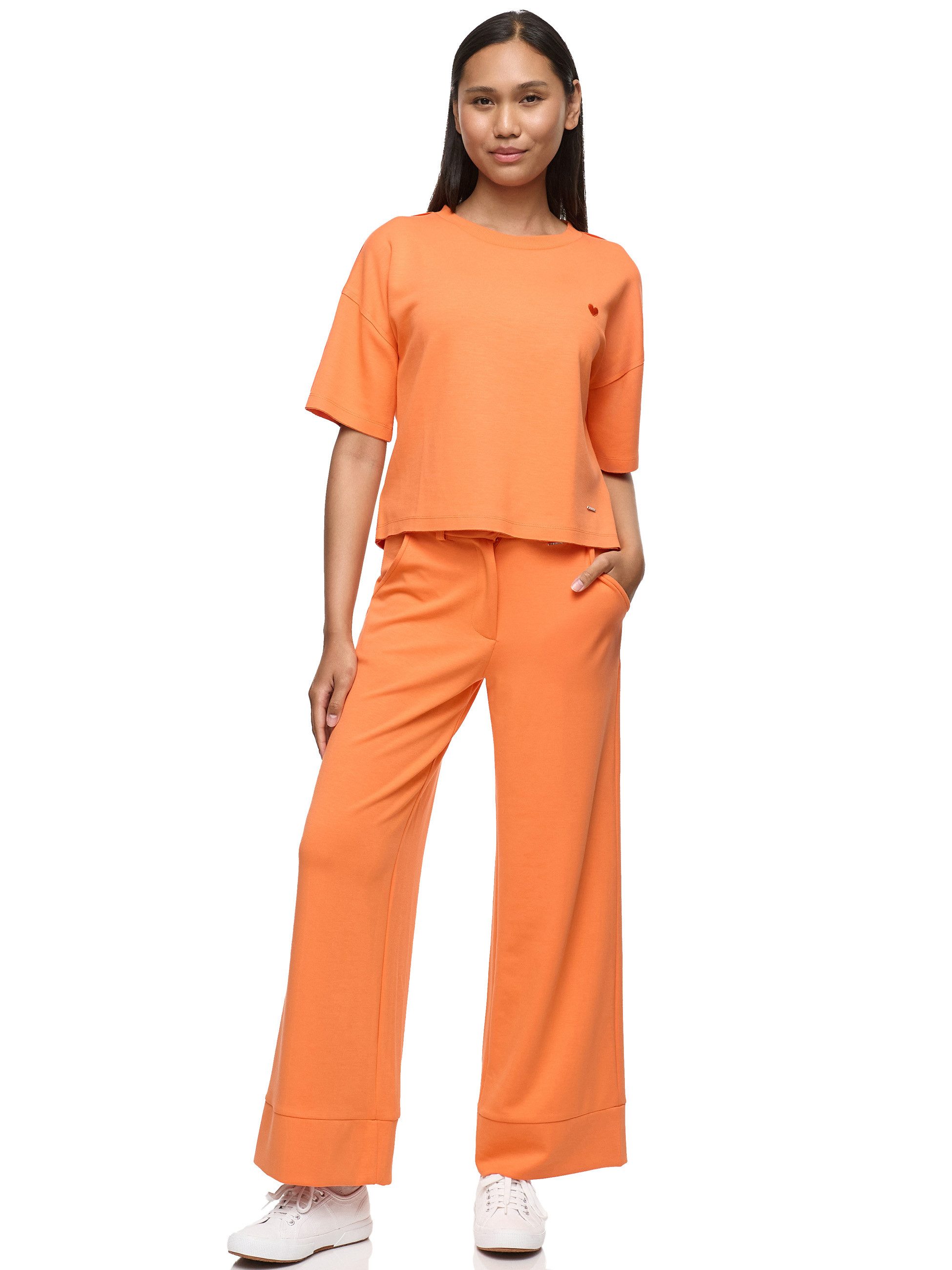 Decay Stoffhose Decay Damenhose mit Knopfverschluss in Unifarbe günstig online kaufen