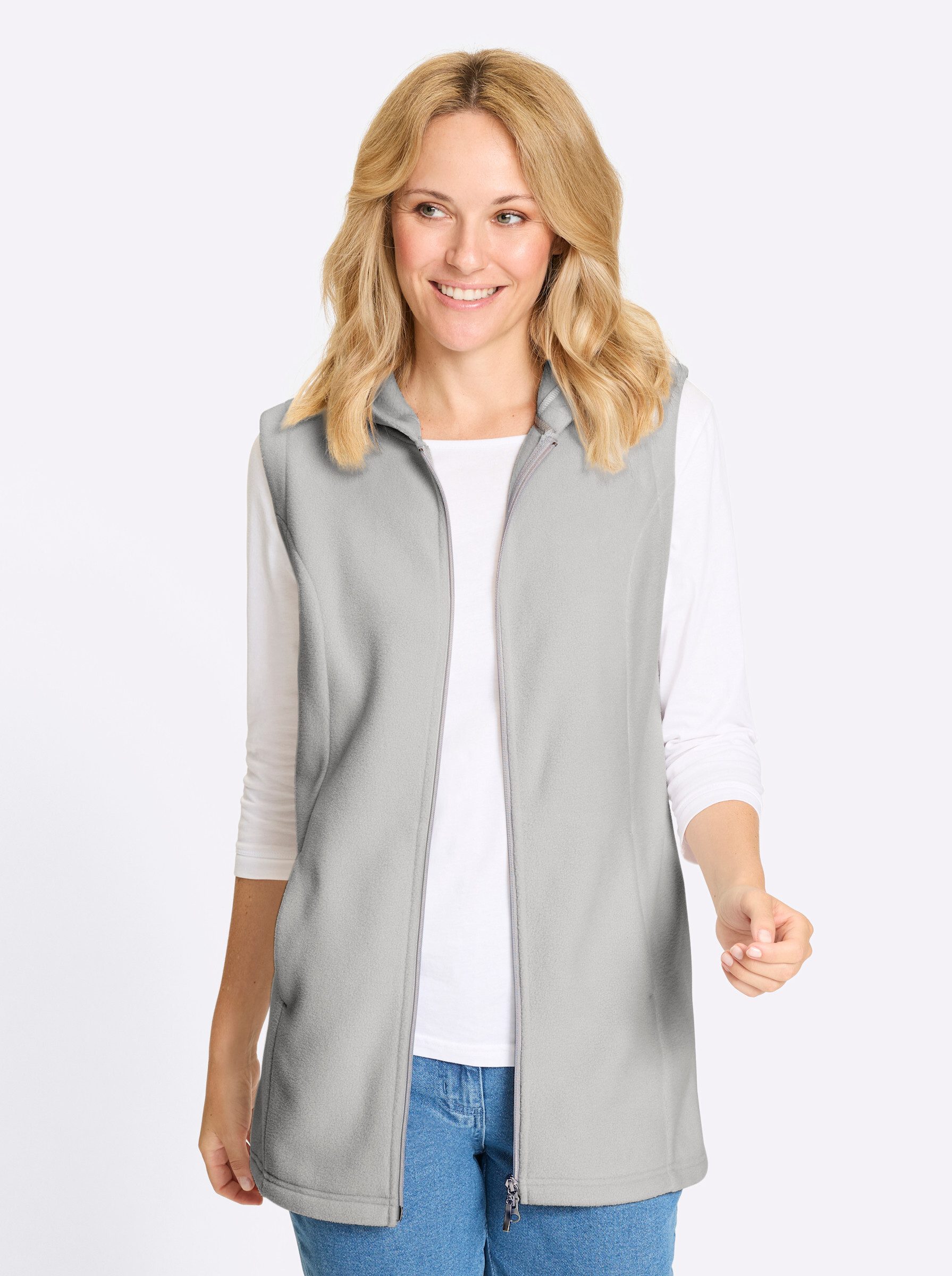 Sieh an! Jerseyweste Fleeceweste . günstig online kaufen