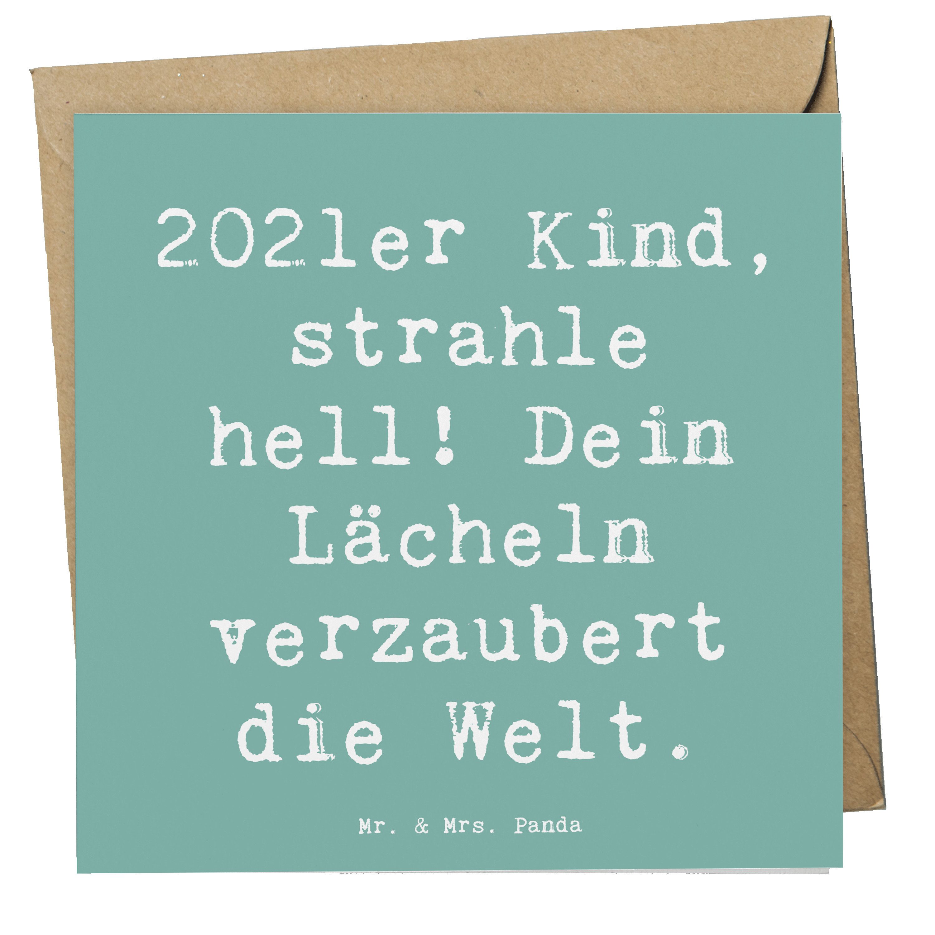 Grußkarte 2021 Geburtstag - Meeresbrise - Geschenk, Dein Lächeln verzaubert die