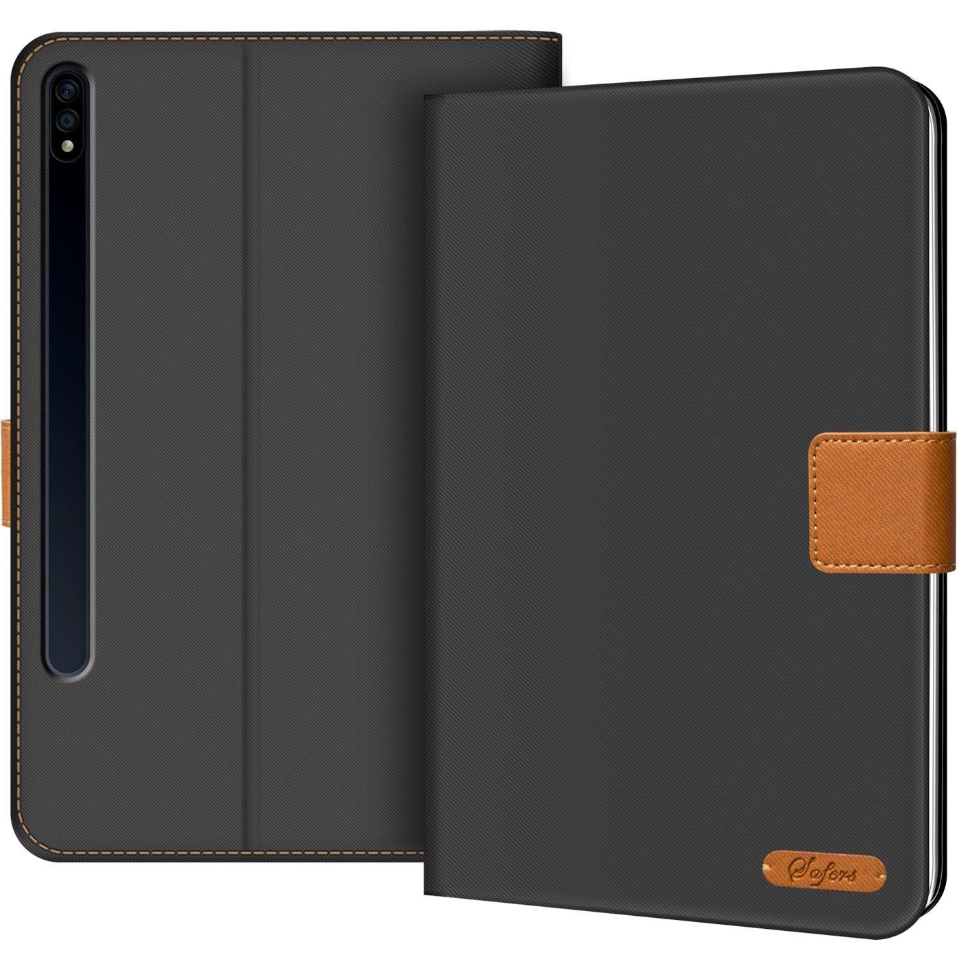 CoolGadget Tablet-Hülle Book Case Tablet Tasche Für Samsung Galaxy Tab S7 / S8 28 cm (11 Zoll), Hülle Klapphülle Cover Samsung Tab S7 (T870/T875) Schutzhülle