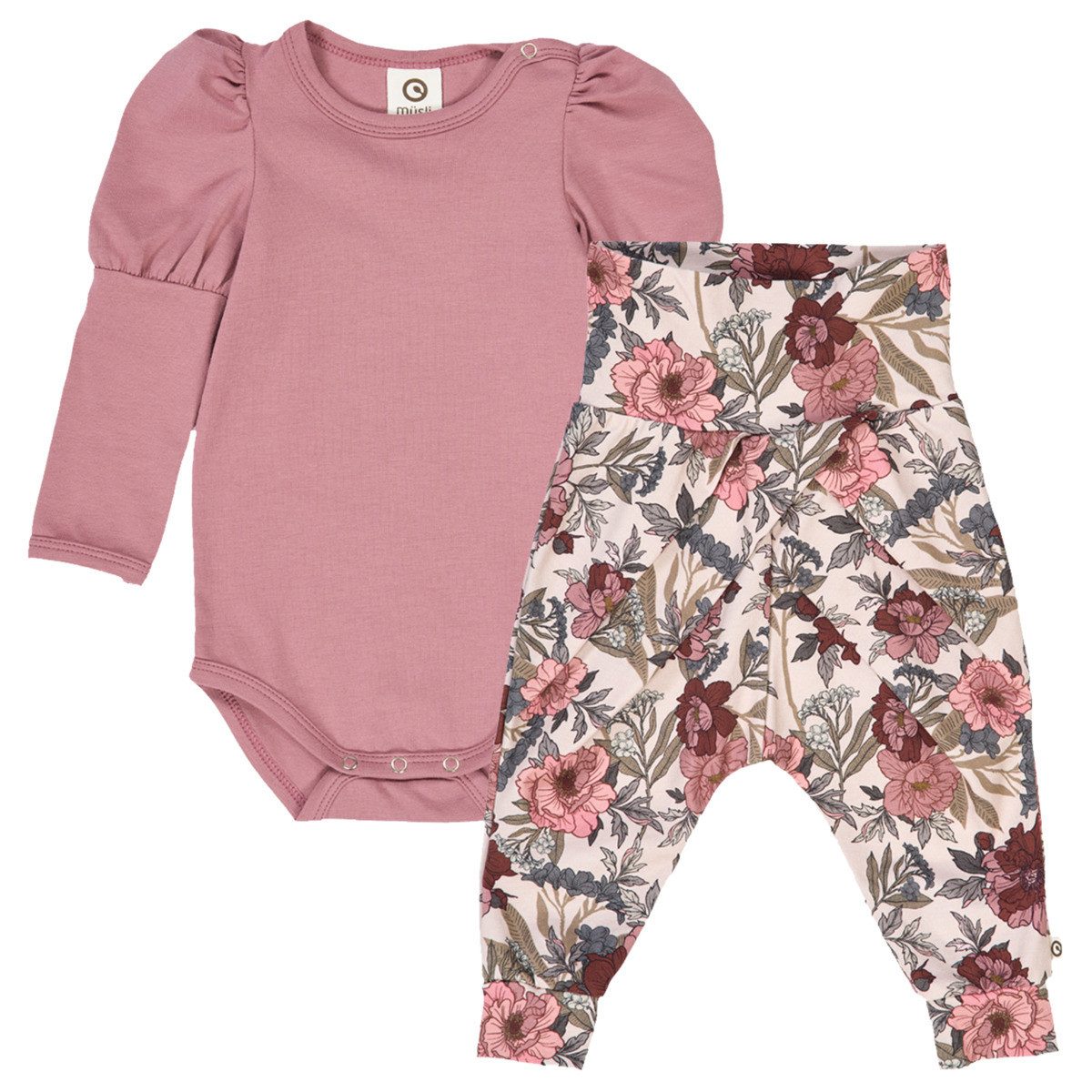 Müsli by GREEN COTTON Body 1586003200 Mädchen (1-tlg) Outfit-Set, Bekleidungsset, Kombi-Set, 2er-Set, Baby-Set