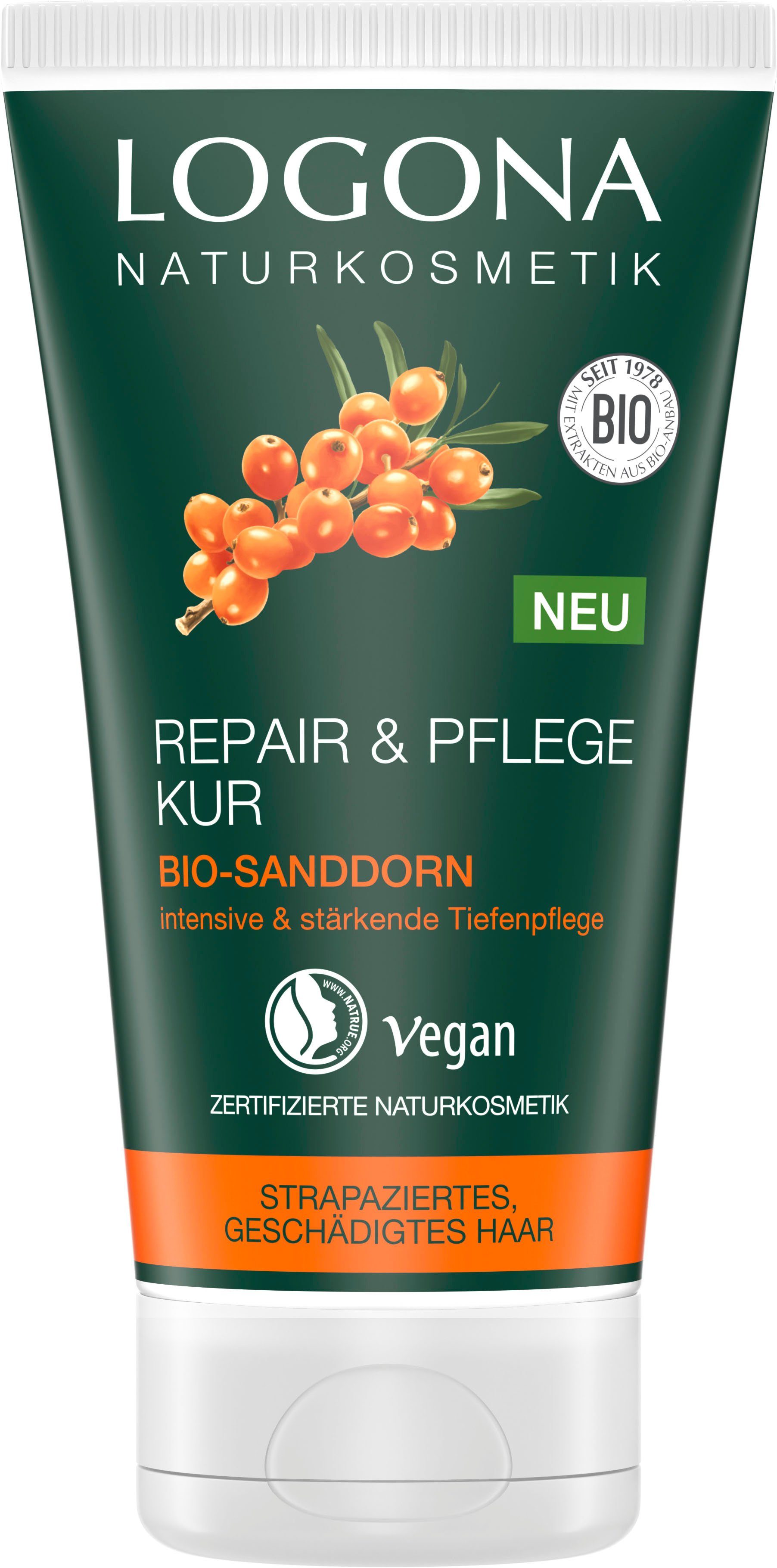 LOGONA Bio-Sanddorn Haarkur Repair&Pflege Logona Haarkur